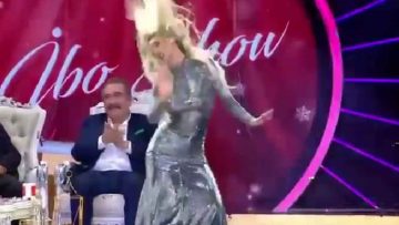 İbo Show yılbaşı programında Oryantal Didem’in dansı karşısında Ümit Besen’den ‘2. Bülent Serttaş vakası’