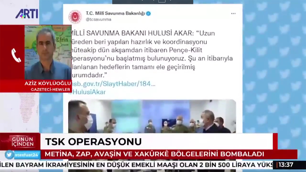 Artı TV’de skandal yayın! TSK’ya işgalci deyip PKK açıklamasını paylaştı: Tepkiler çığ gibi